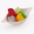 Recycled Biodegradable Pulp Dish with Lemon shape